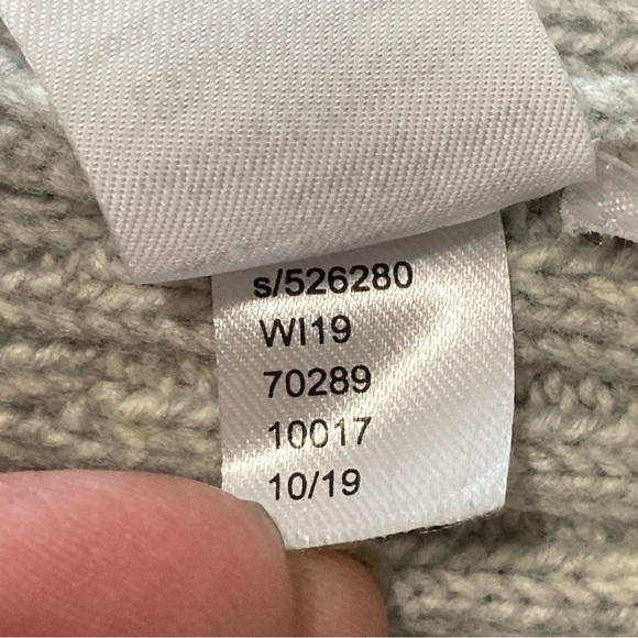 Lou & Grey Women’s Sweater Pullover Mock Neck Oversize Tunic Size SX Gray - Picture 7 of 13